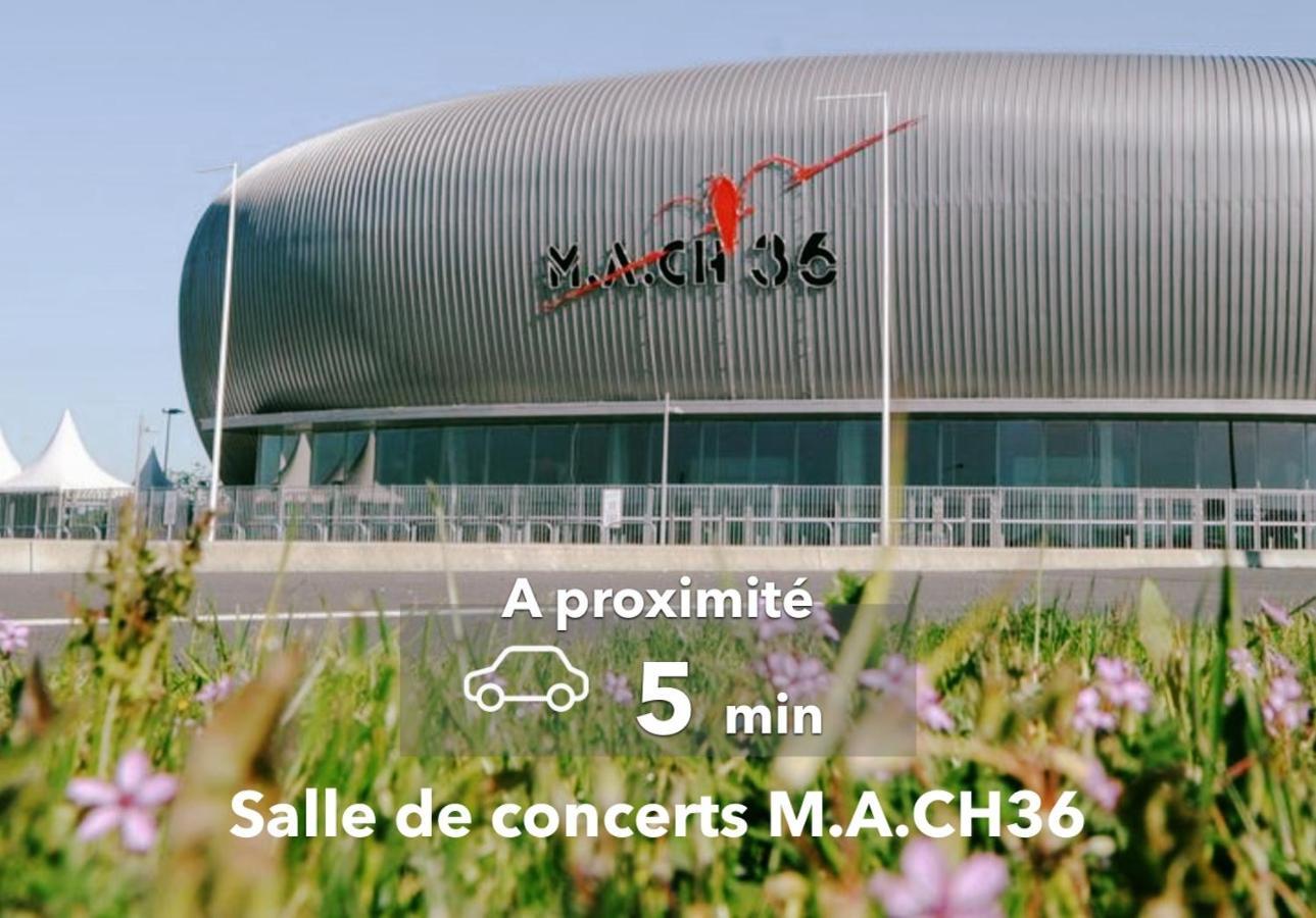 Le Boheme ⸱ Stationnement Gratuit ⸱ Fibre Lägenhet Déols Exteriör bild