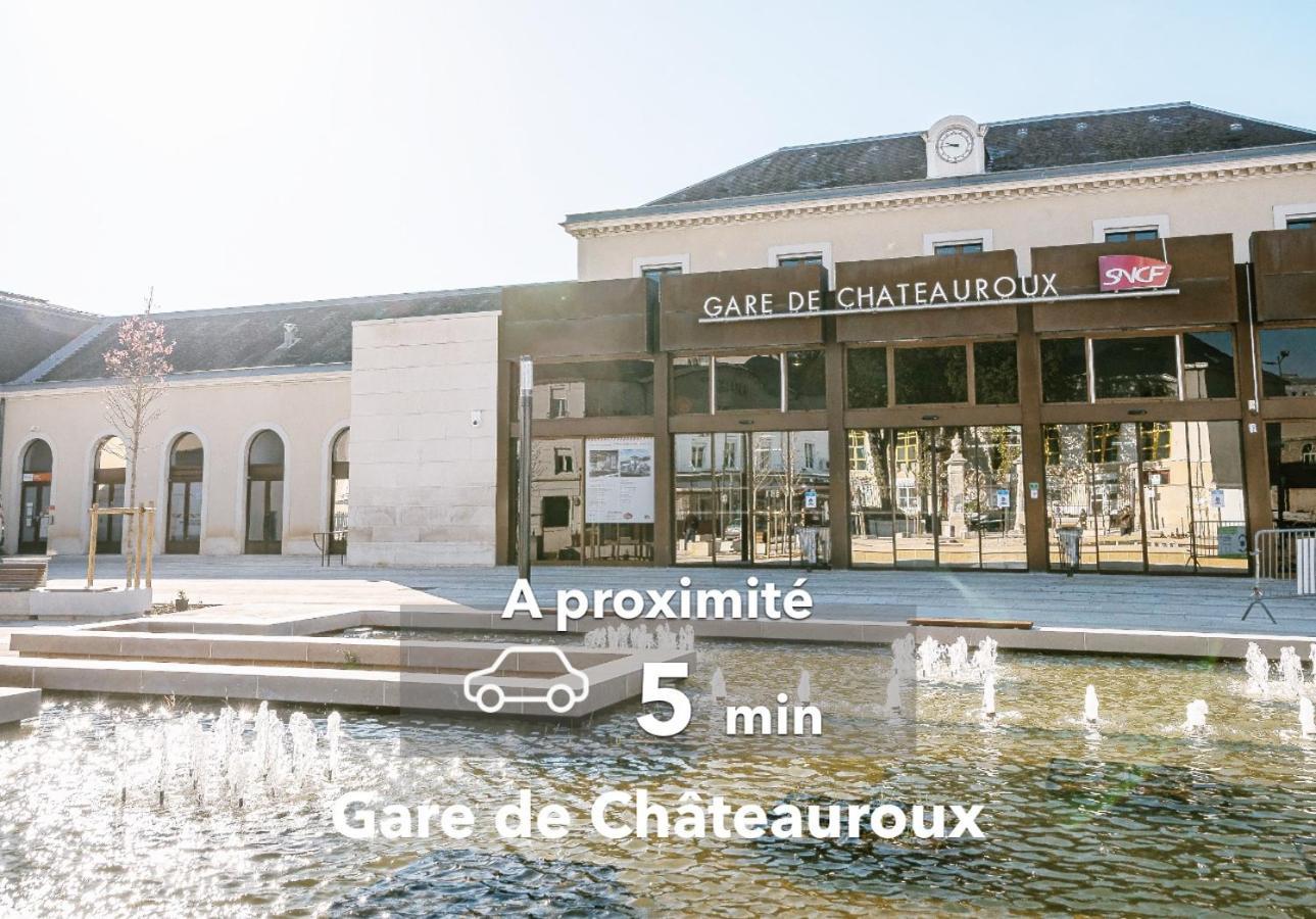 Le Boheme ⸱ Stationnement Gratuit ⸱ Fibre Lägenhet Déols Exteriör bild